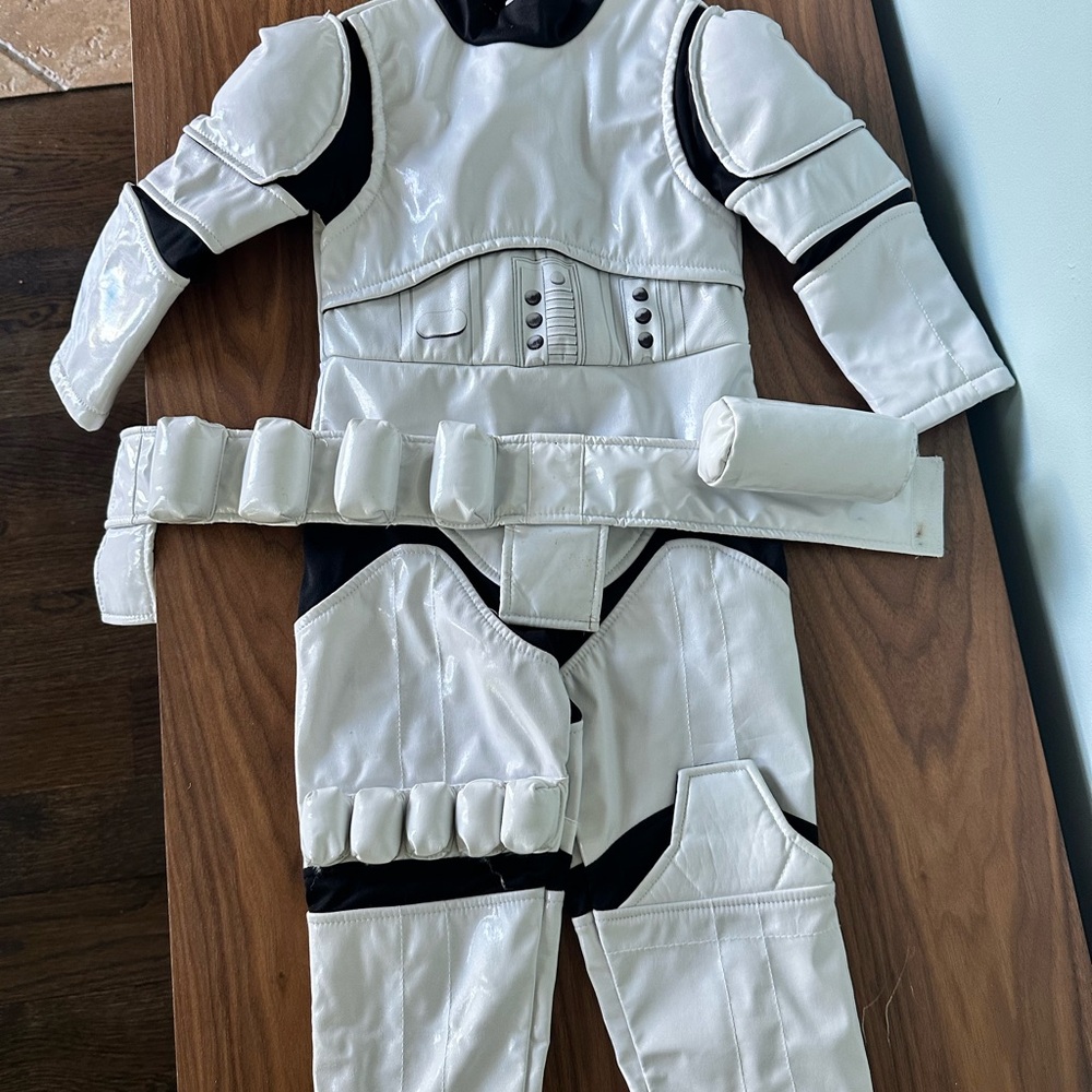 Disney Stormtrooper Superhero Costume White and Black